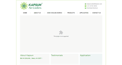 Desktop Screenshot of kapsun.com