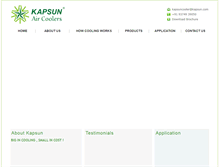Tablet Screenshot of kapsun.com